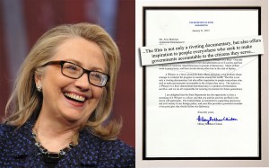 Hillary Clinton Letter to A Whisper to a Roar